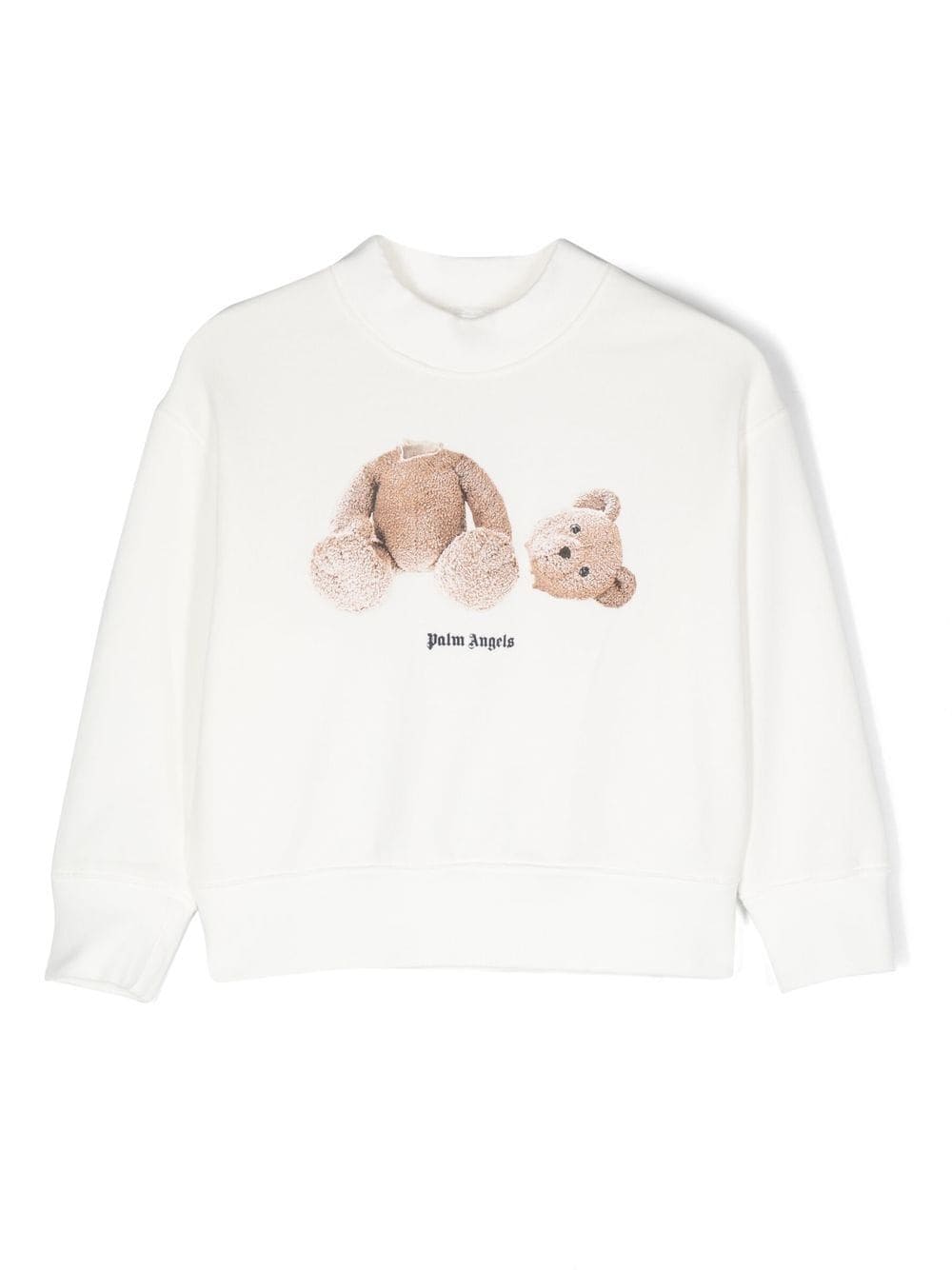 Palm Angels Kids Sweatshirt mit Teddy-Print - Weiß von Palm Angels Kids