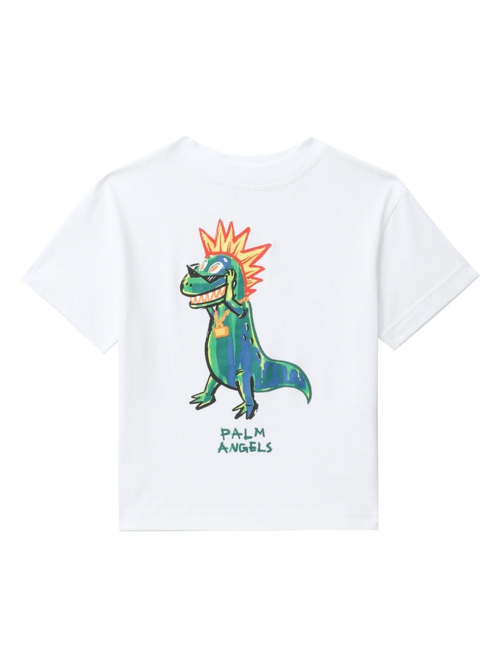 Palm Angels Kids T-Shirt mit Dino-Print - Weiß von Palm Angels Kids