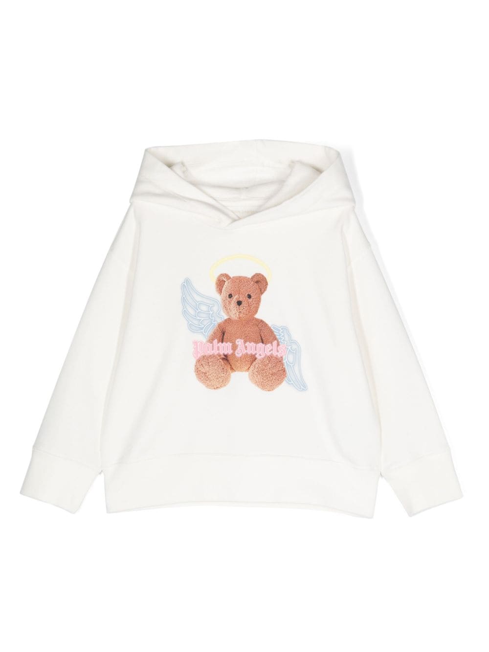 Palm Angels Kids Hoodie mit grafischem Print - Weiß von Palm Angels Kids