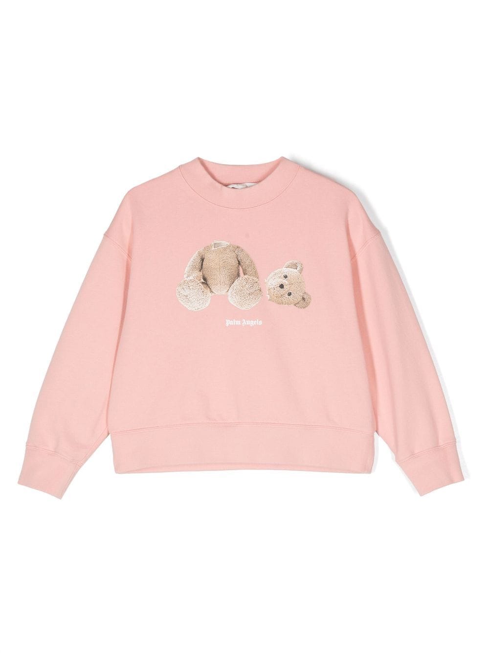 Palm Angels Kids Sweatshirt mit grafischem Print - Rosa von Palm Angels Kids