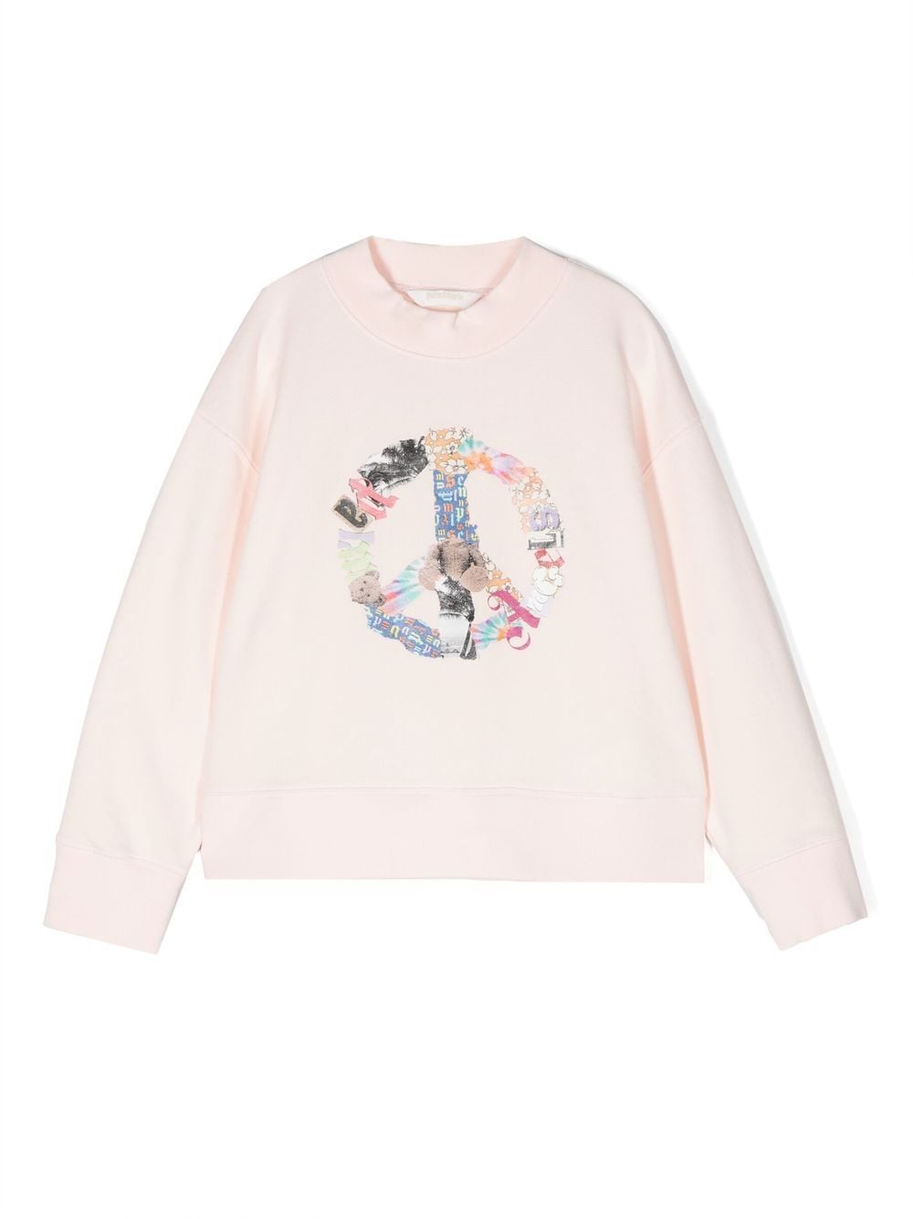 Palm Angels Kids Sweatshirt mit grafischem Print - Rosa von Palm Angels Kids