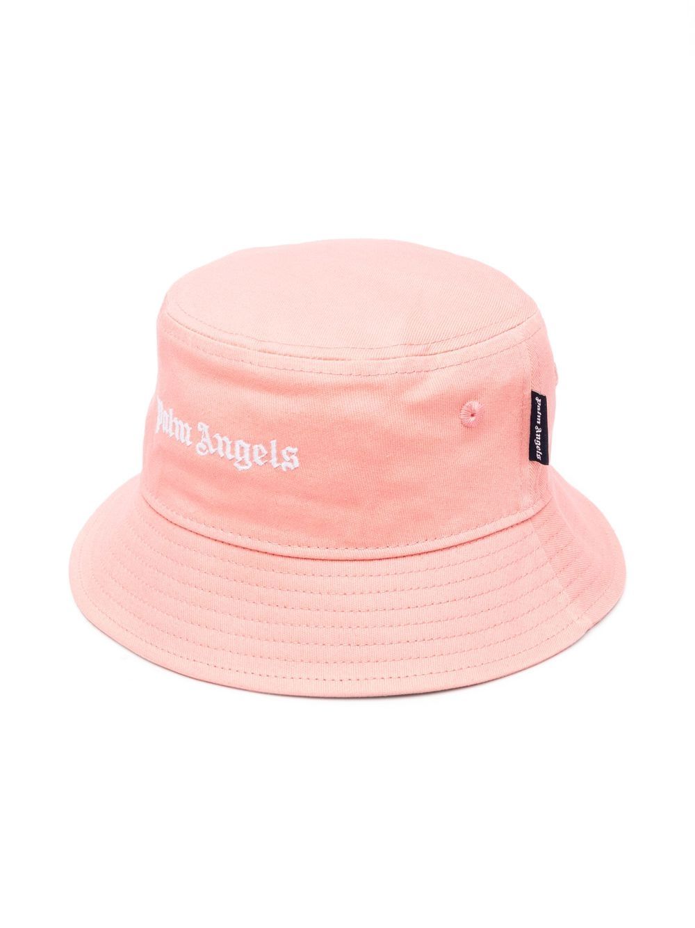 Palm Angels Kids Fischerhut mit Logo-Stickerei - Rosa von Palm Angels Kids