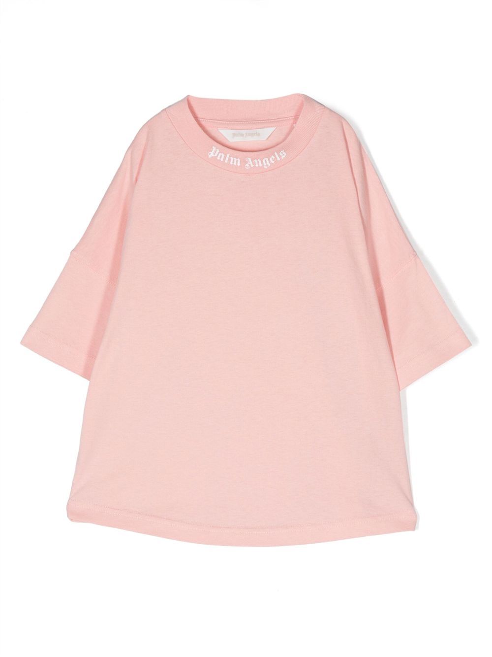 Palm Angels Kids T-Shirt mit Logo-Print - Rosa von Palm Angels Kids