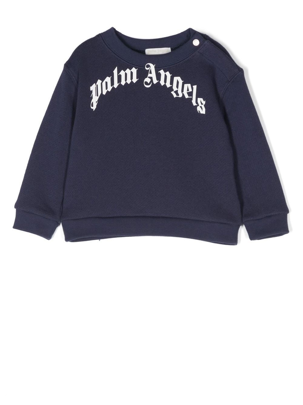 Palm Angels Kids Sweatshirt mit Logo-Print - Blau von Palm Angels Kids