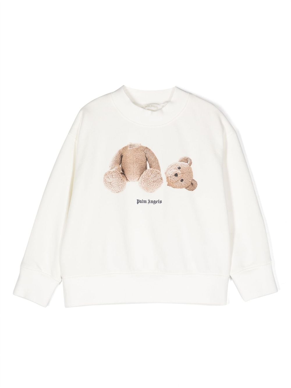 Palm Angels Kids Sweatshirt mit Slogan-Print - Weiß von Palm Angels Kids