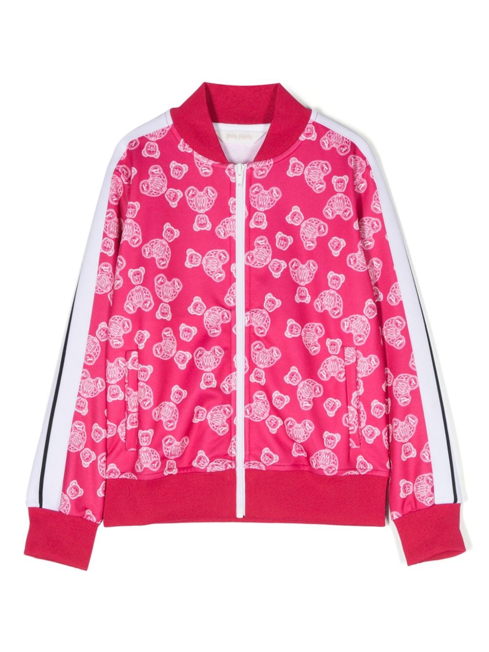 Palm Angels Kids Bomberjacke mit Teddy-Print - Rosa von Palm Angels Kids