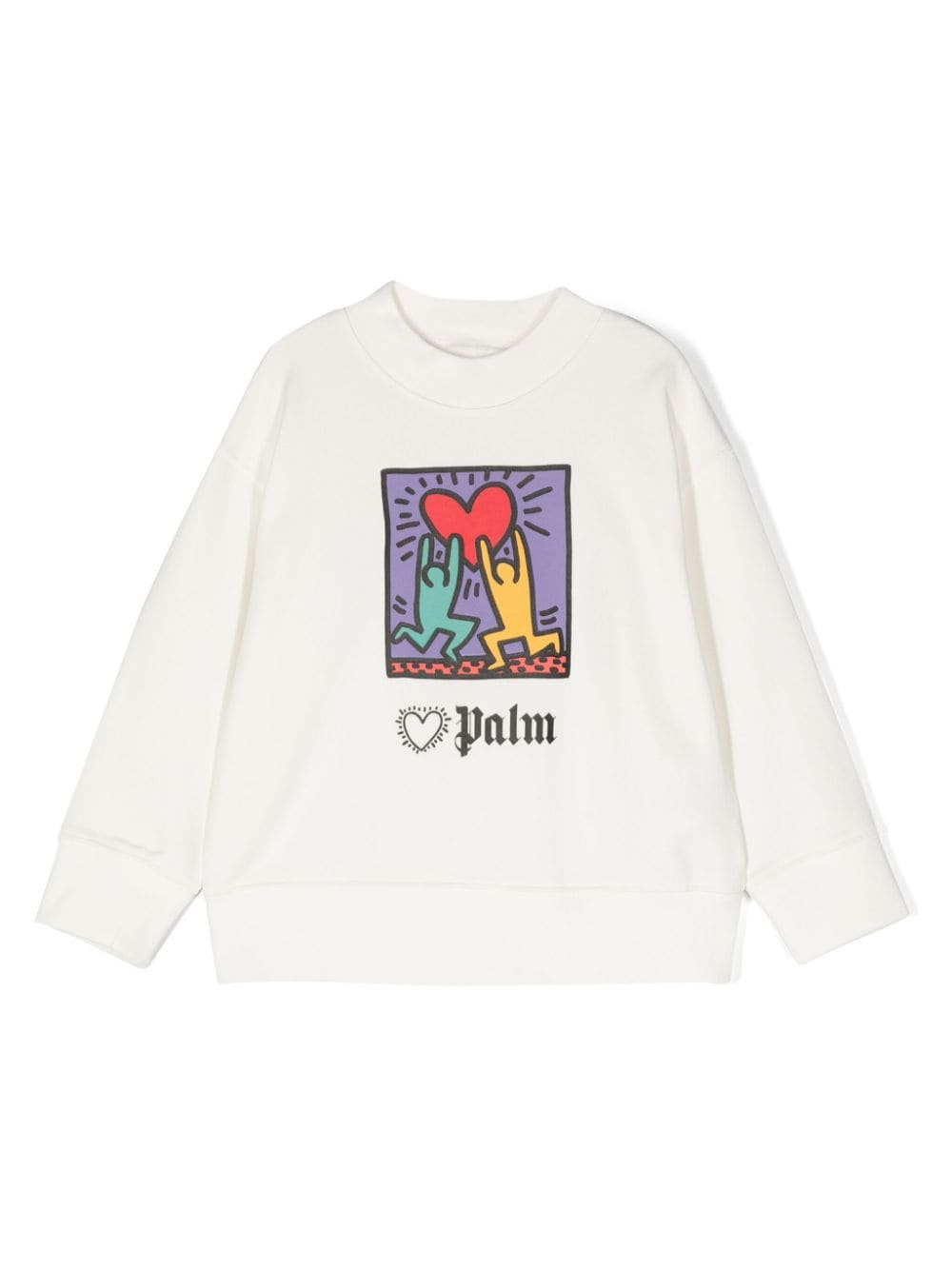 Palm Angels Kids x Keith Haring Sweatshirt - Weiß von Palm Angels Kids