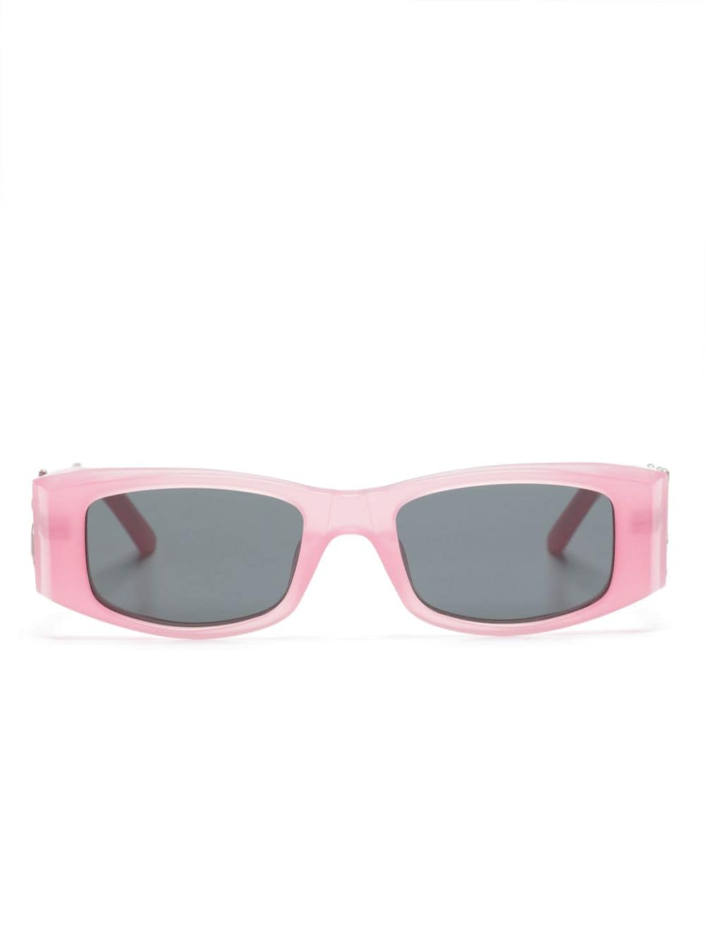 Palm Angels Angel Sonnenbrille mit Logo-Schild - Rosa von Palm Angels