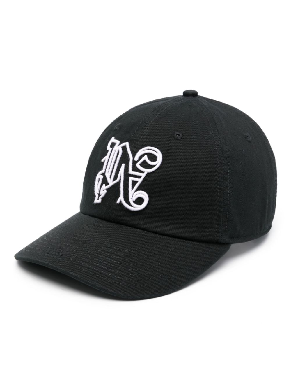 Palm Angels Baseballkappe mit Logo-Stickerei - Schwarz von Palm Angels