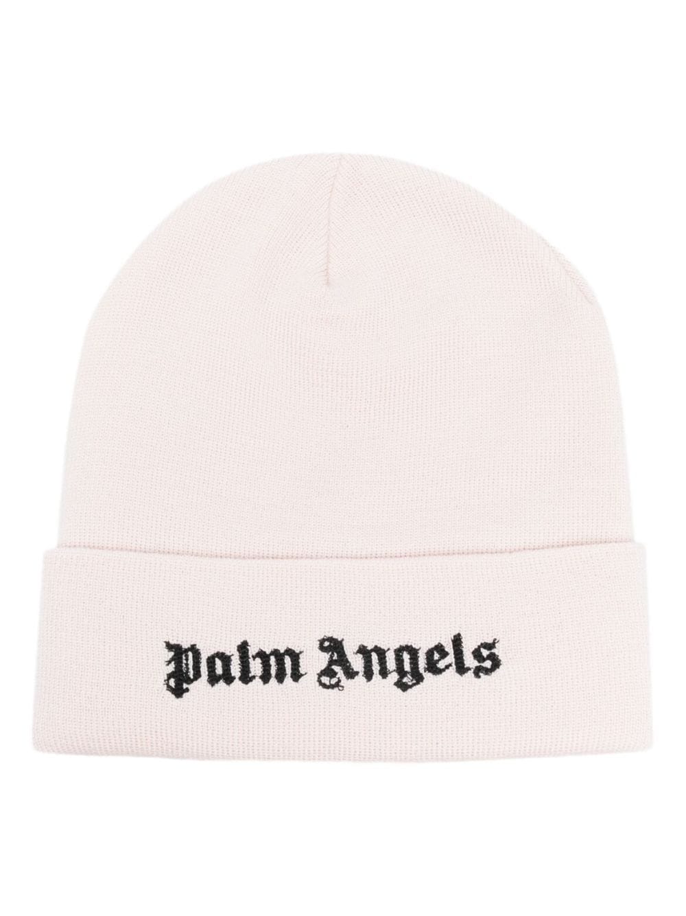 Palm Angels Beanie mit Logo-Stickerei - Nude von Palm Angels