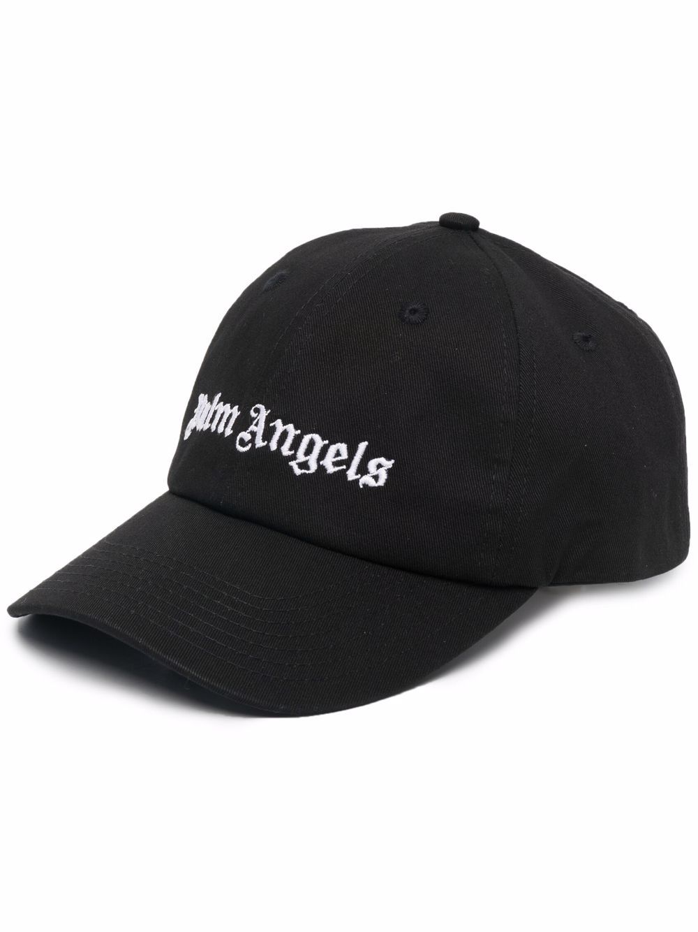 Palm Angels Baseballkappe mit Logo-Stickerei - Schwarz von Palm Angels