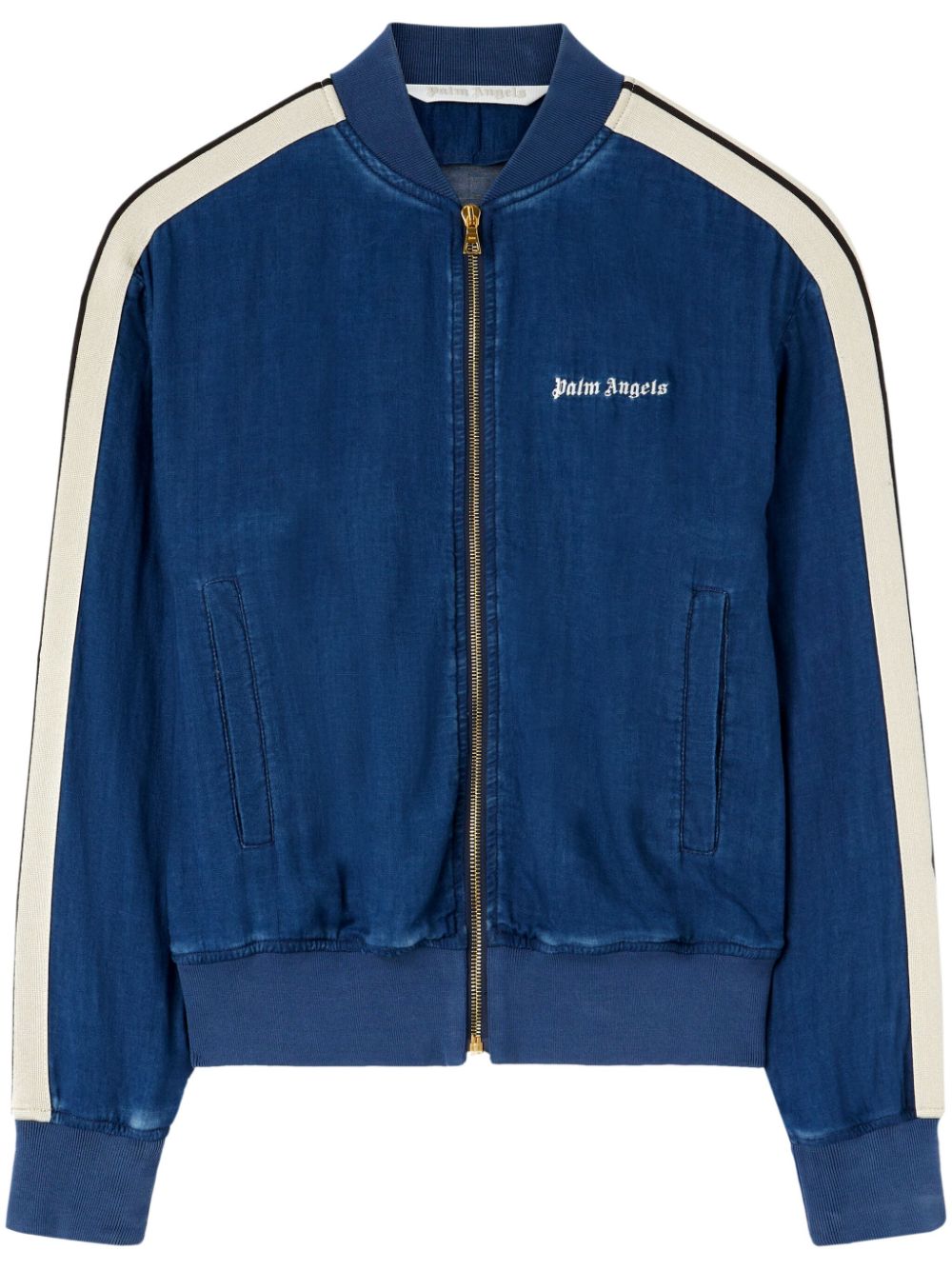 Palm Angels Chambre Bomberjacke aus Denim - Blau von Palm Angels