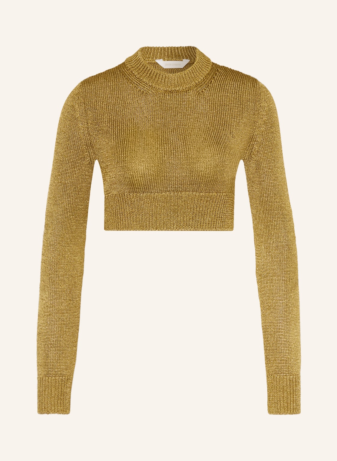 Palm Angels Cropped-Pullover gold von Palm Angels