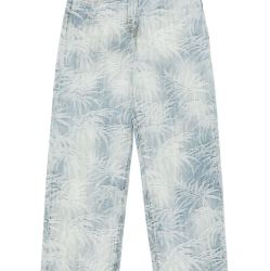Palm Angels Damen Blaue Jeans von Palm Angels