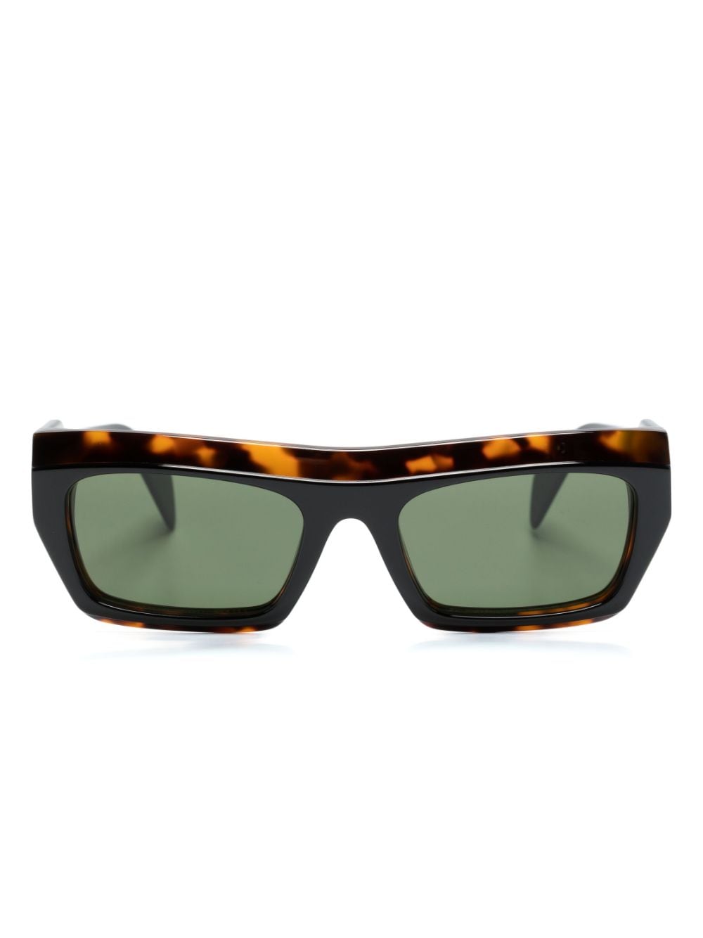 Palm Angels Eckige Empire Sonnenbrille - Braun von Palm Angels