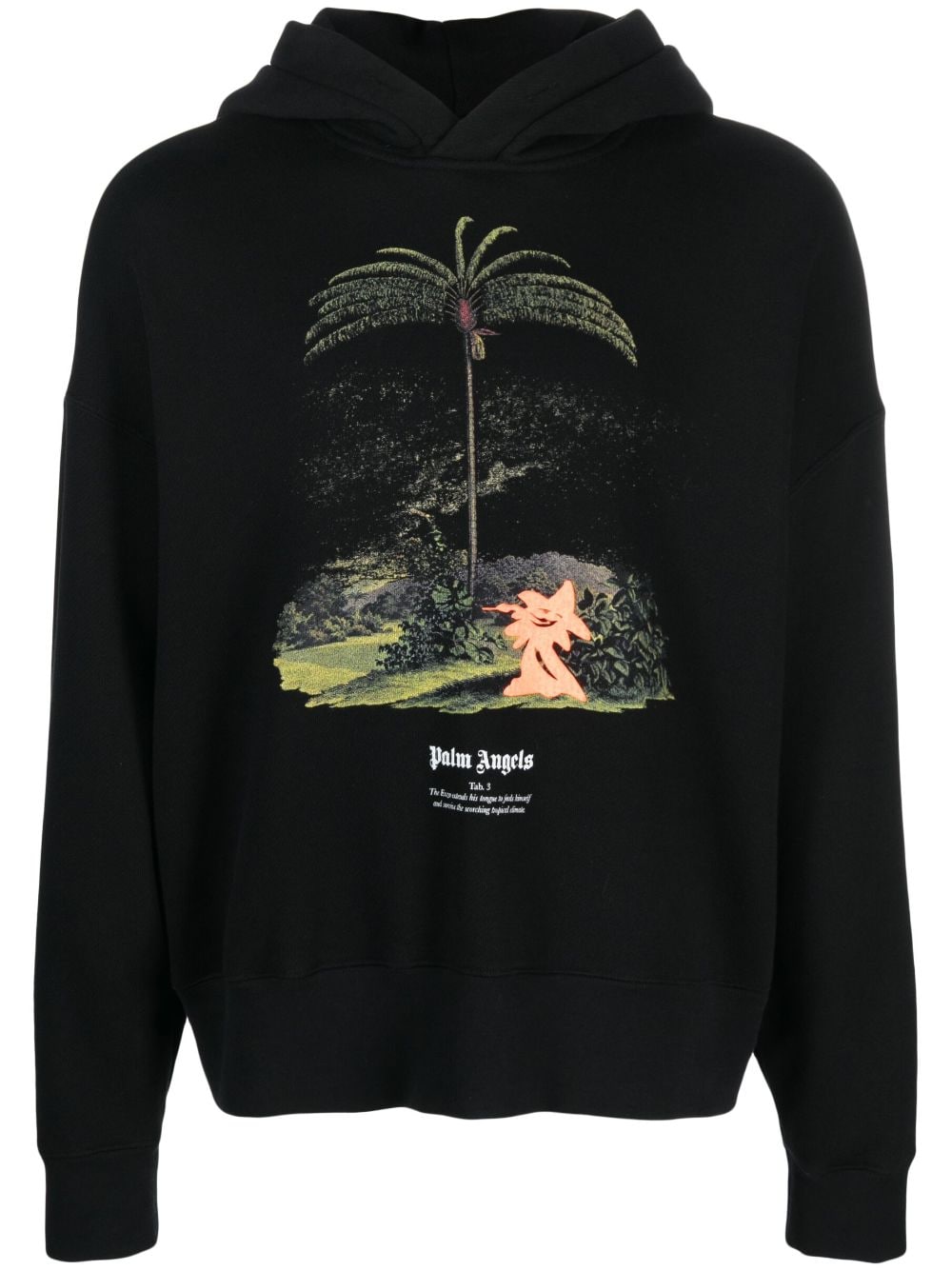 Palm Angels Hoodie mit "Enzo from the Tropics"-Print - Schwarz von Palm Angels