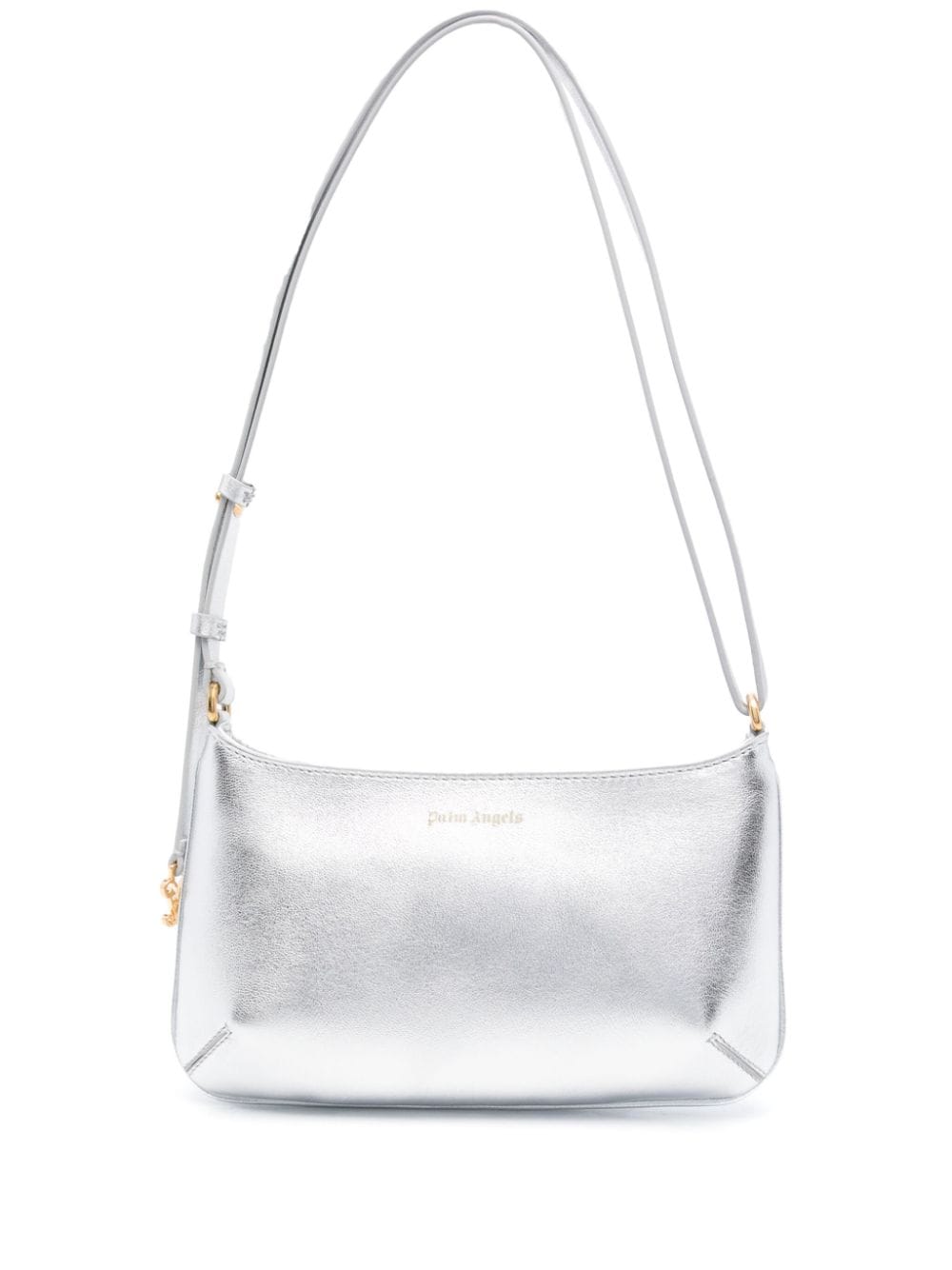 Palm Angels Giorgina Tasche aus Metallic-Leder - Silber von Palm Angels