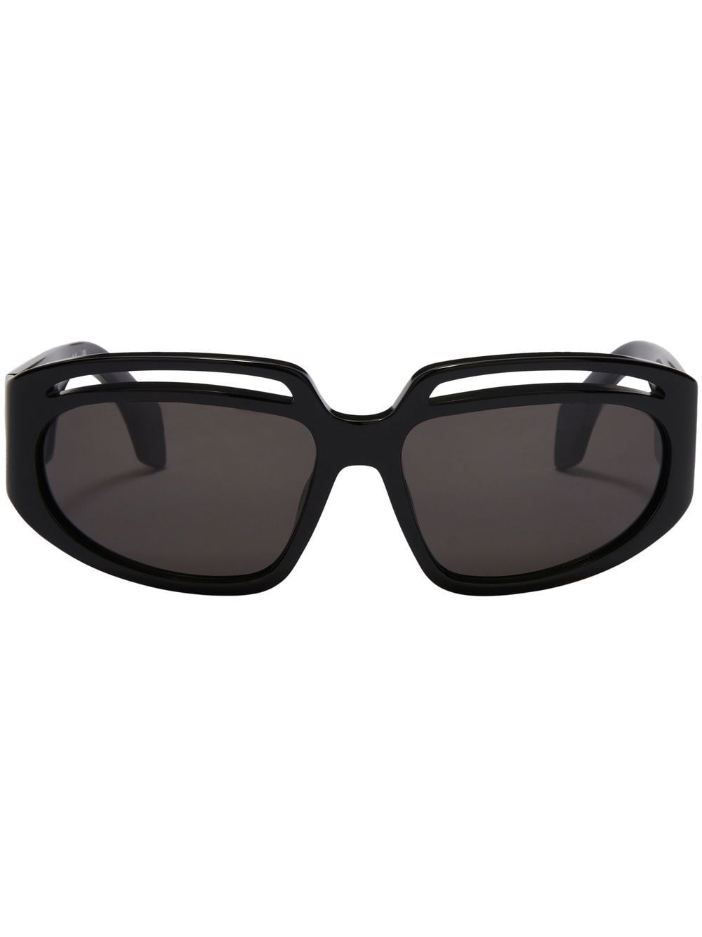 Palm Angels Heights Sonnenbrille mit Cut-Outs - Schwarz von Palm Angels