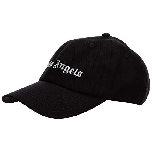 Palm Angels Herren Classic Logo Cap Black - White von PALM ANGELS