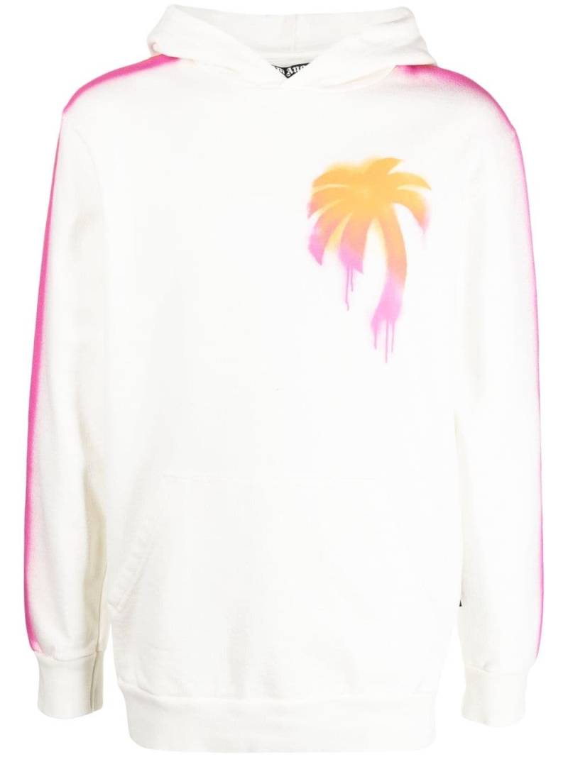 Palm Angels Hoodie mit "I Love PA"-Print - Weiß von Palm Angels