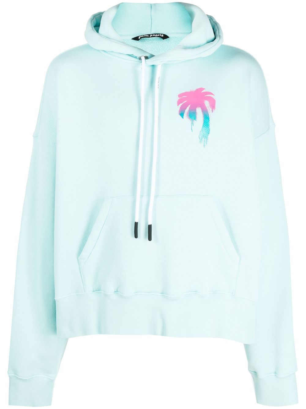 Palm Angels Hoodie mit "I Love PA"-Print - Blau von Palm Angels