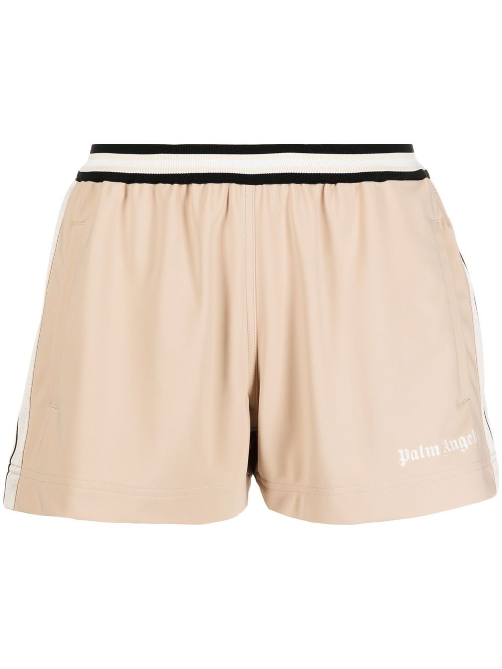 Palm Angels Joggingshorts mit Streifen - Nude von Palm Angels