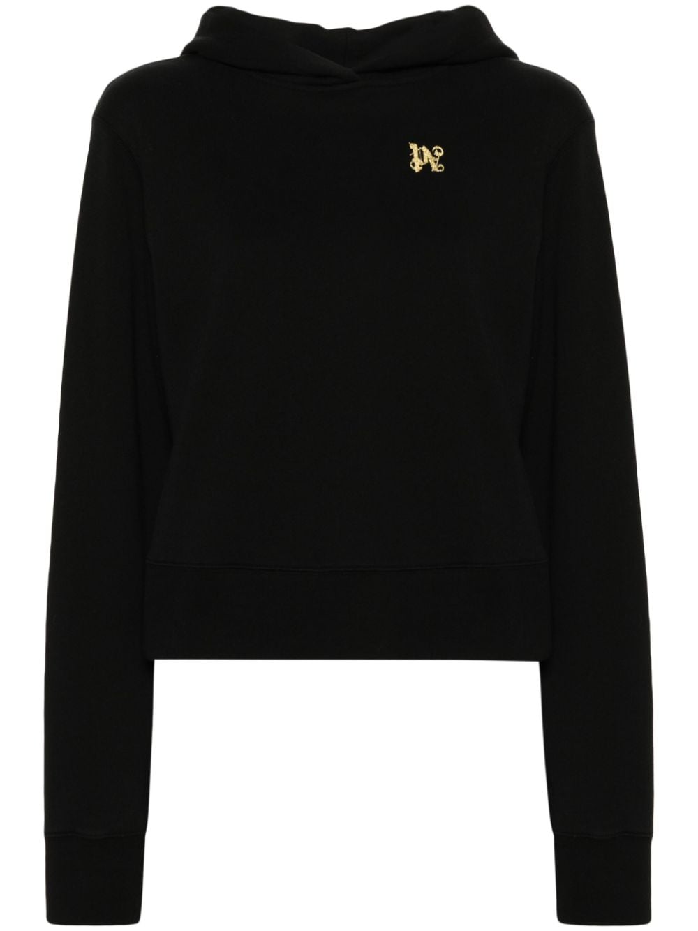 Palm Angels Kapuzenpullover mit Drachen-Monogramm - Schwarz von Palm Angels