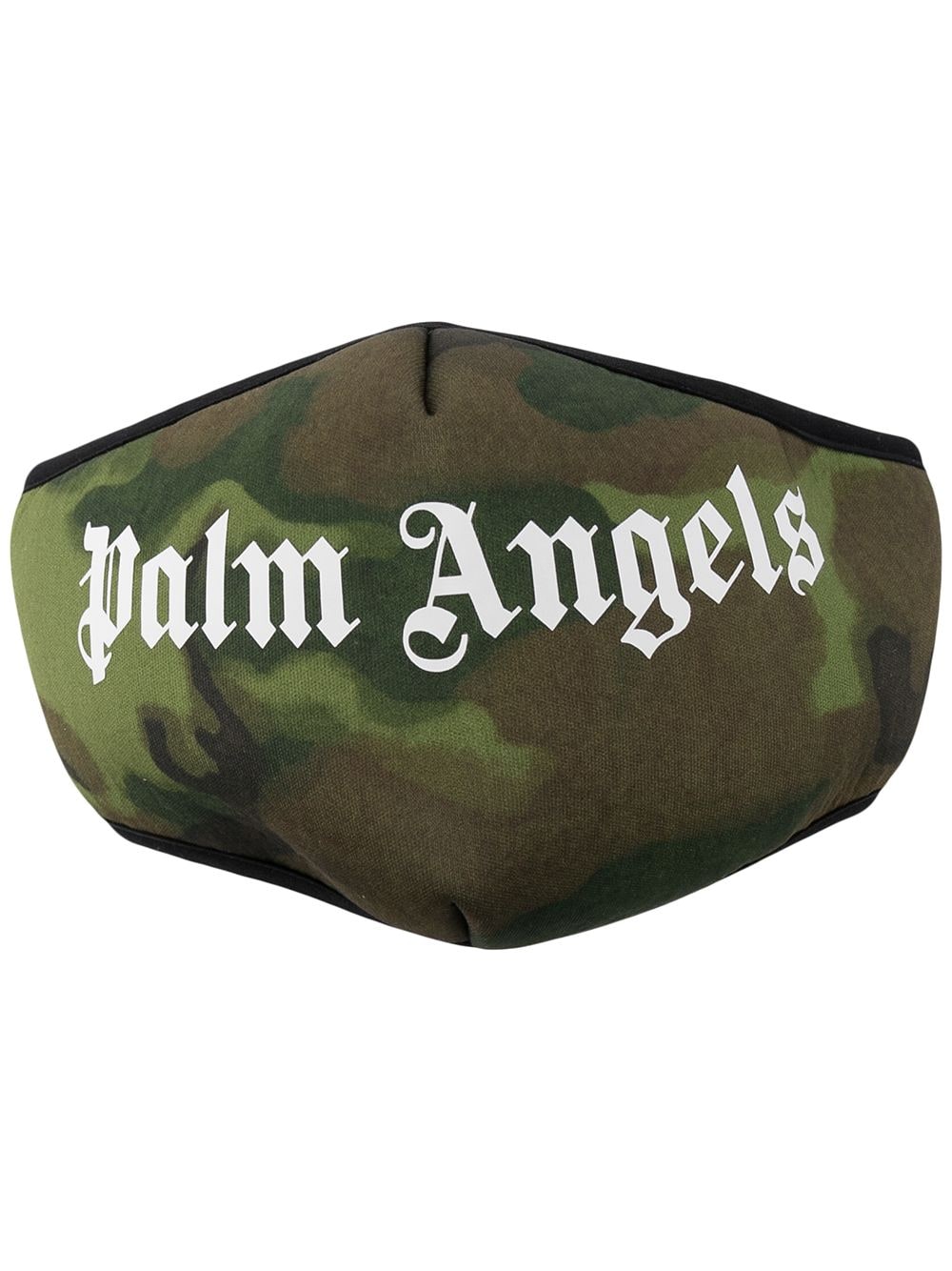 Palm Angels Mundschutz mit Camouflage-Print - Grün von Palm Angels