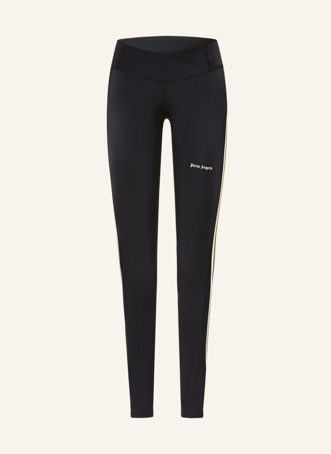 Palm Angels Leggings Mit Galonstreifen schwarz von Palm Angels