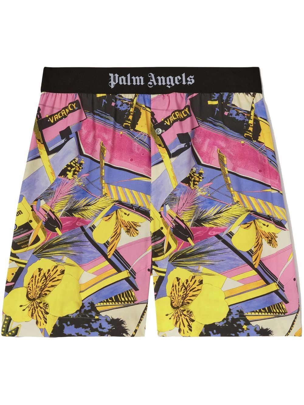 Palm Angels Miami Segelshorts mit Blumen-Print - Rosa von Palm Angels