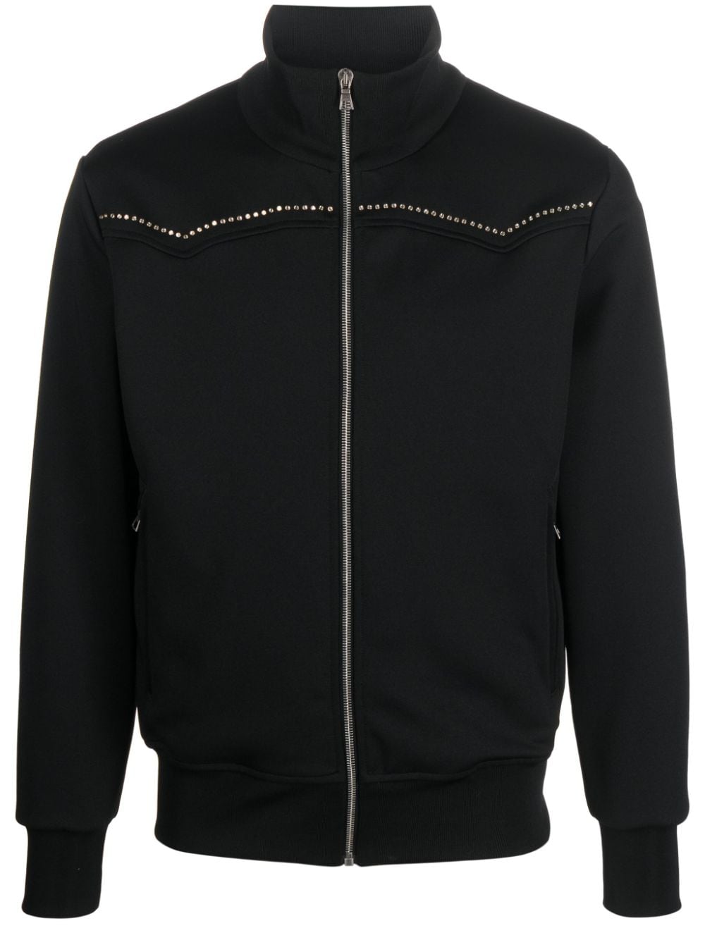 Palm Angels Trainingsjacke mit Monogramm-Applikation - Schwarz von Palm Angels