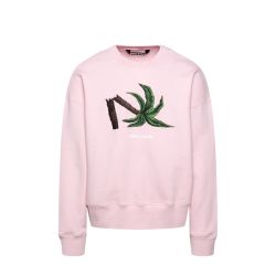 Palm Angels Pinkes Logo-baumwollsweatshirt - Herren von Palm Angels