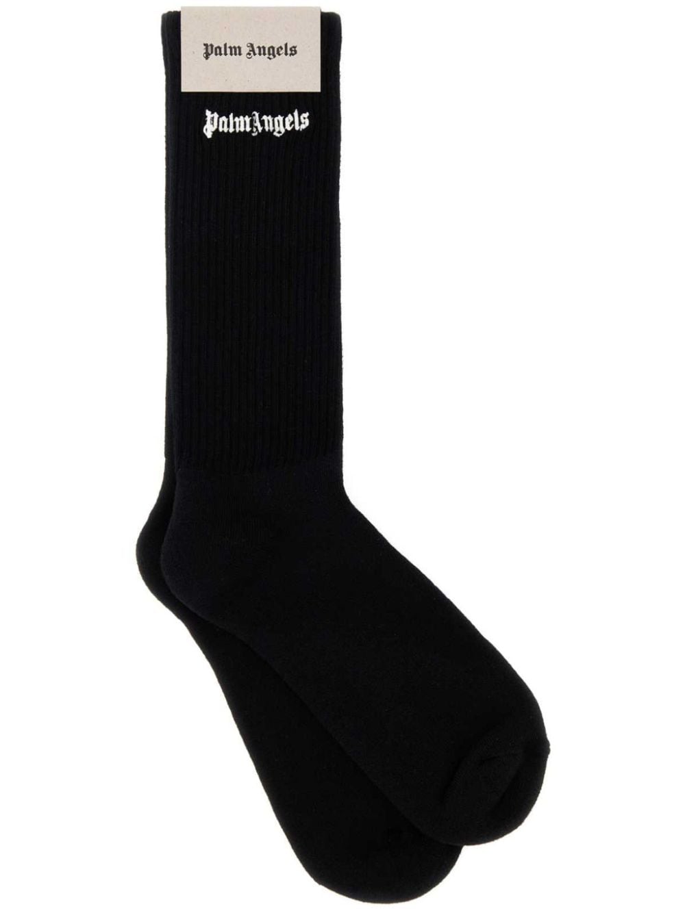 Palm Angels Socken mit Logo-Stickerei - Schwarz von Palm Angels