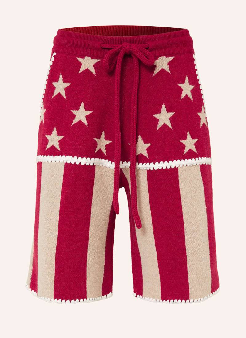 Palm Angels Strickshorts rot von Palm Angels