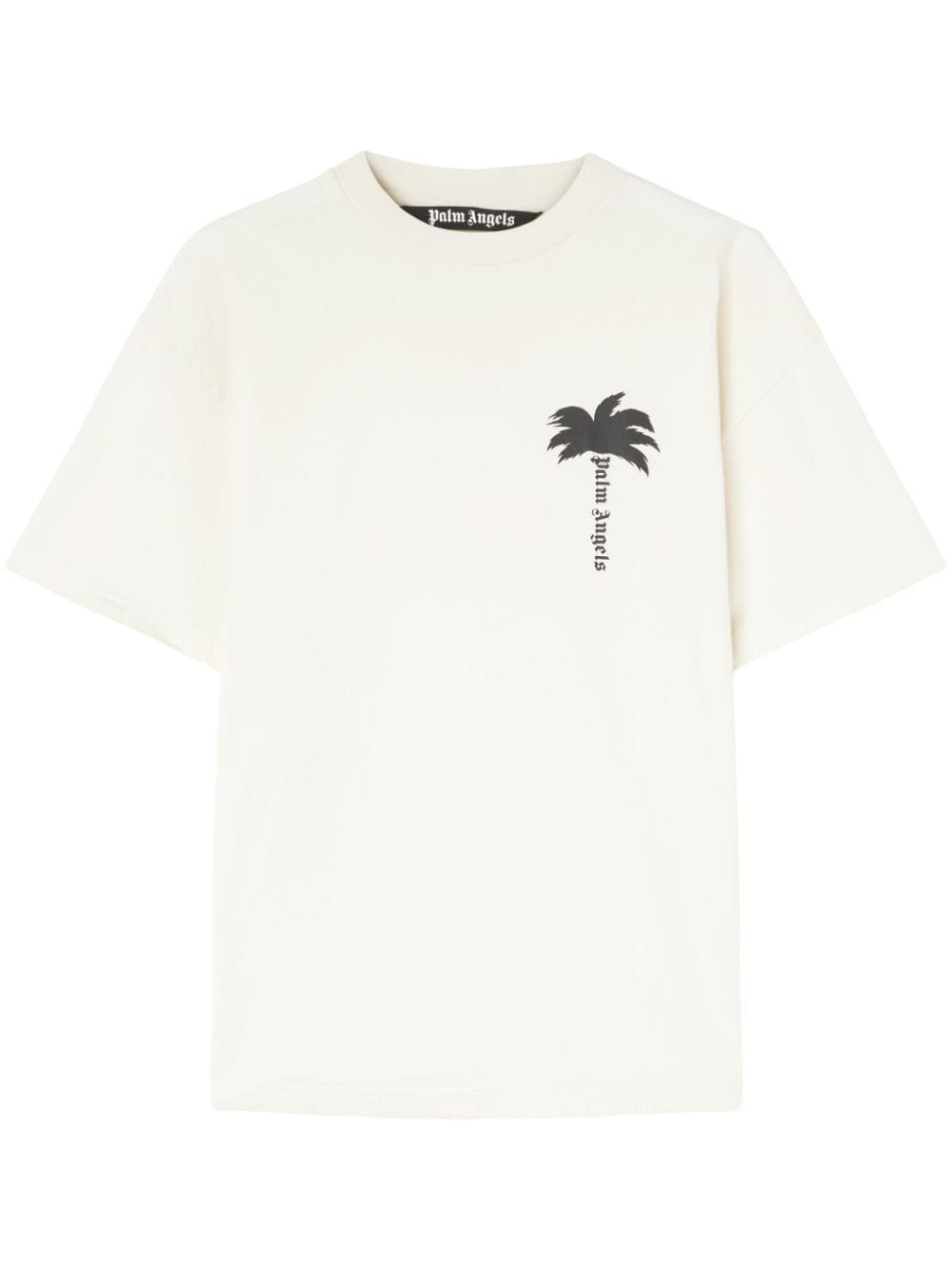 Palm Angels T-Shirt mit Palmen-Print - Weiß von Palm Angels