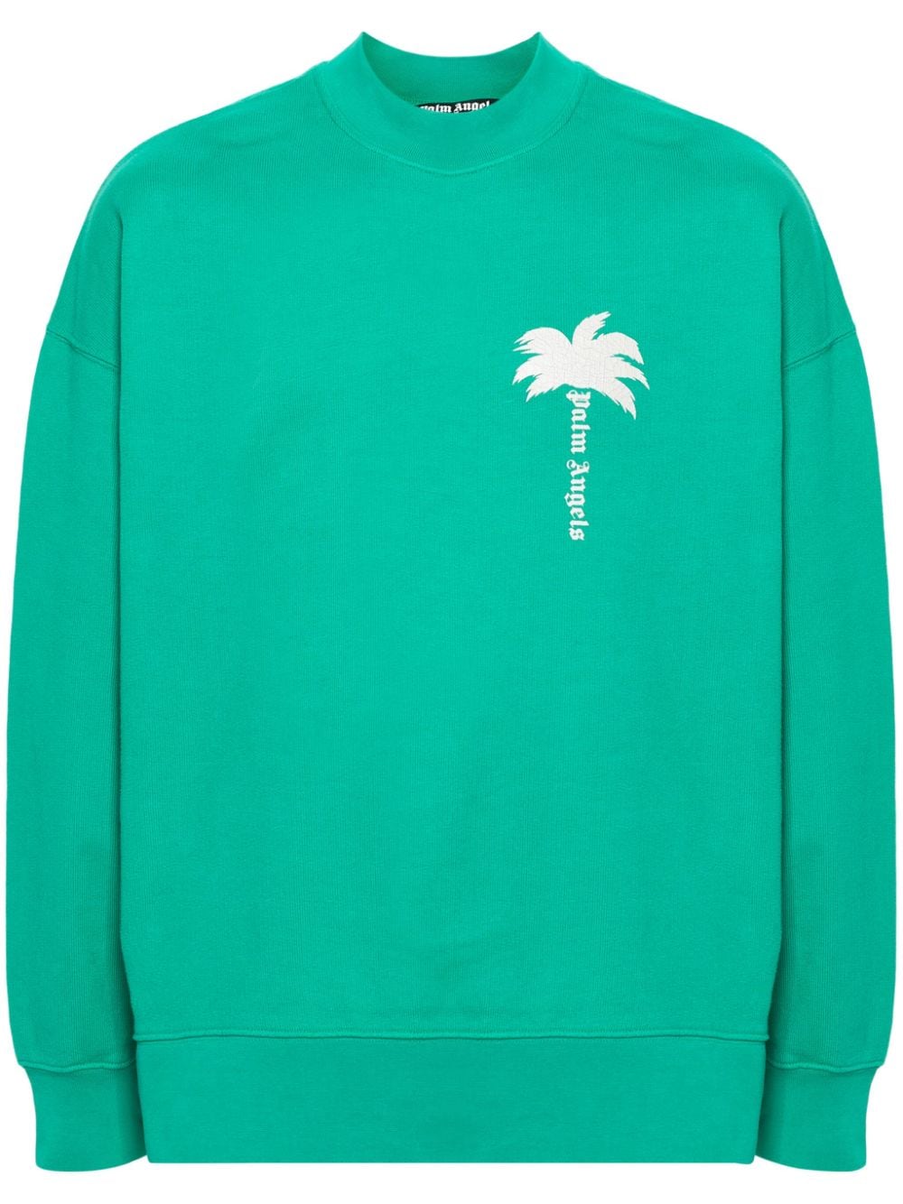 Palm Angels The Palm Sweatshirt aus Baumwolle - Grün von Palm Angels