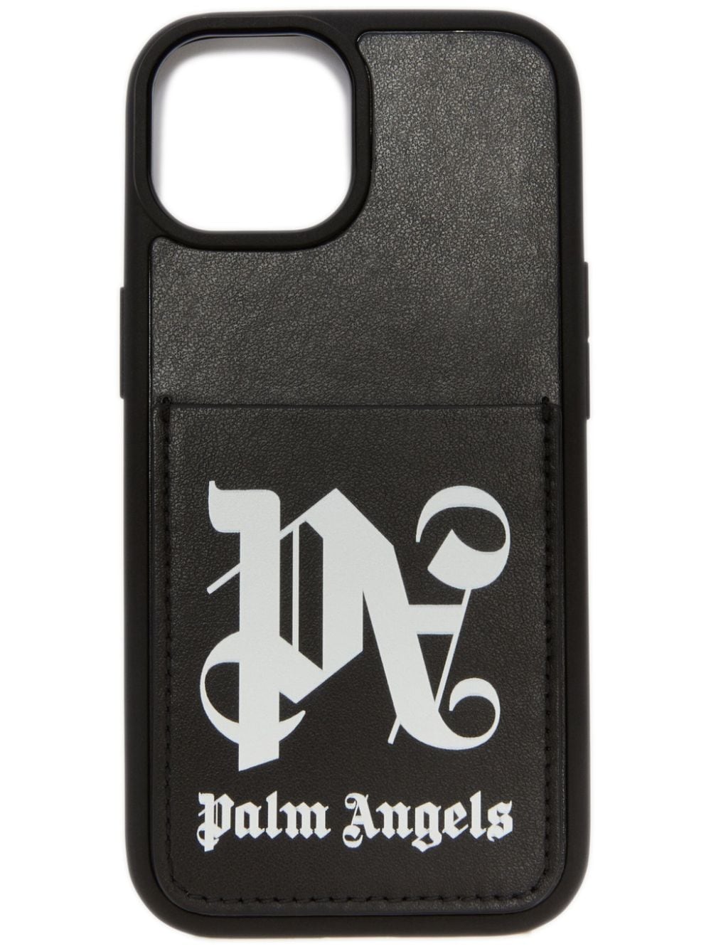 Palm Angels iPhone 15 Pro-Hülle mit Monogramm - Schwarz von Palm Angels