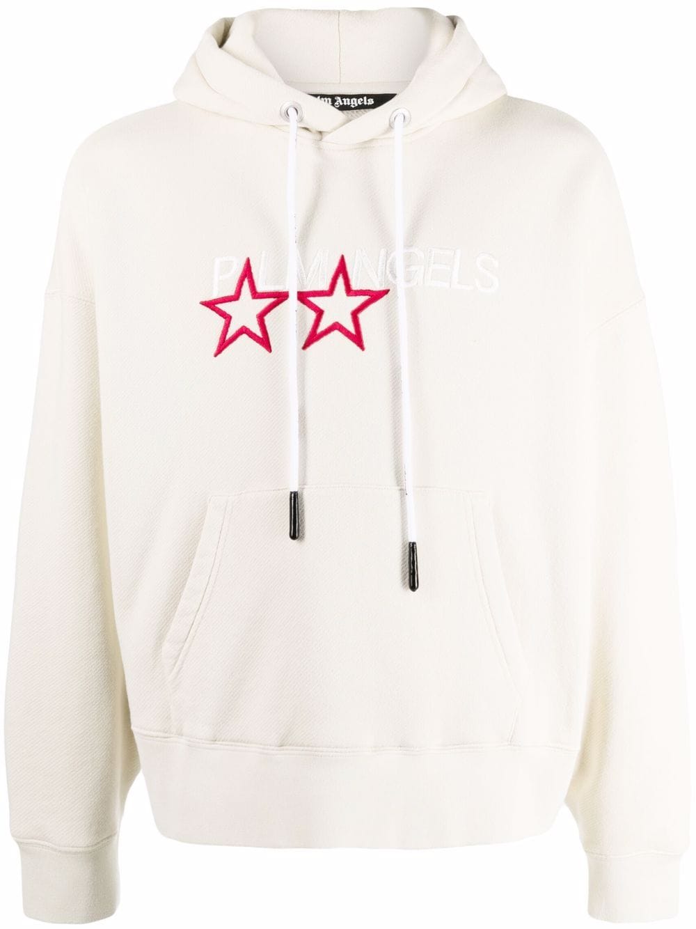 Palm Angels Hoodie mit Logo-Stickerei - Nude von Palm Angels