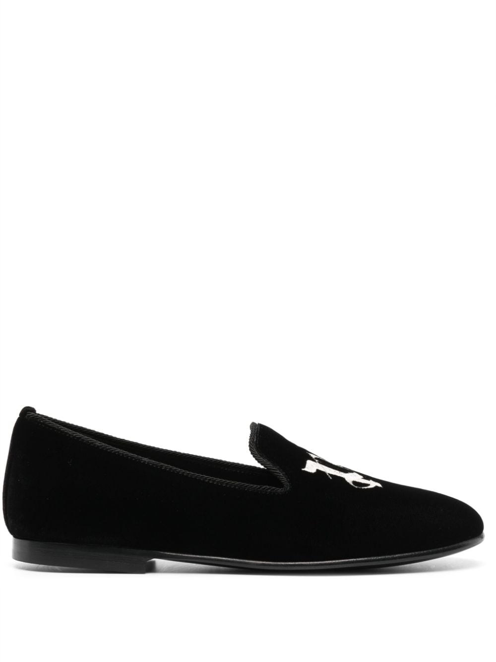 Palm Angels Loafer aus Wildleder - Schwarz von Palm Angels