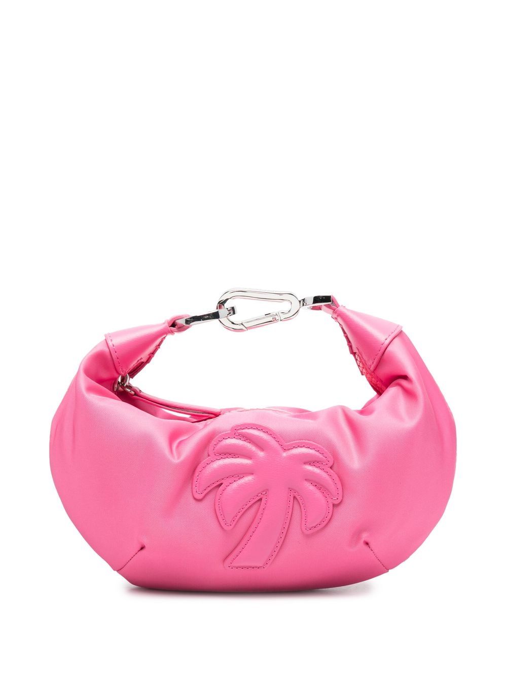 Palm Angels Schultertasche mit Logo-Schild - Rosa von Palm Angels