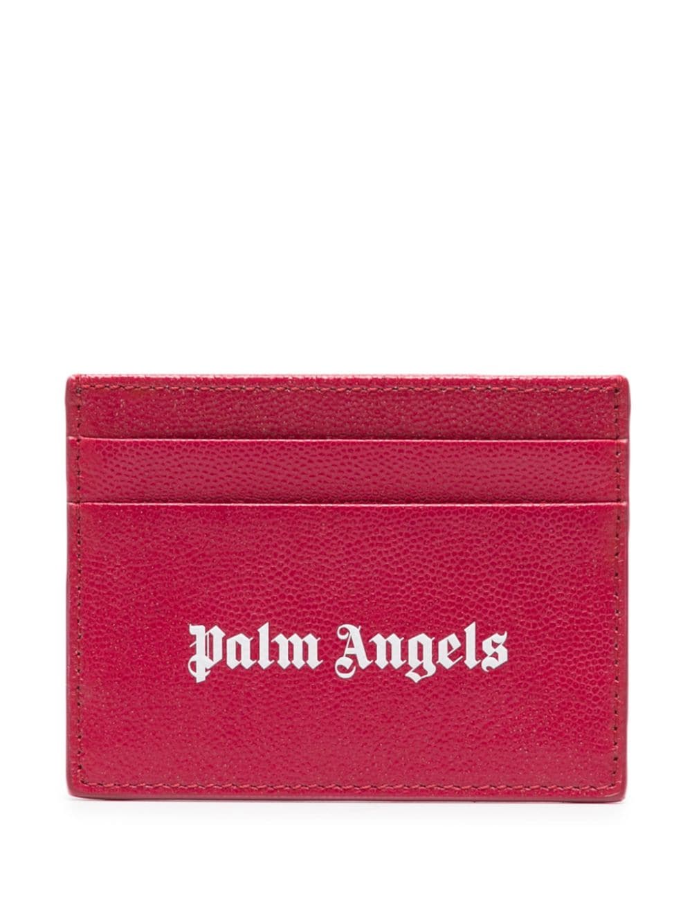 Palm Angels Kartenetui mit Logo-Print - Rosa von Palm Angels