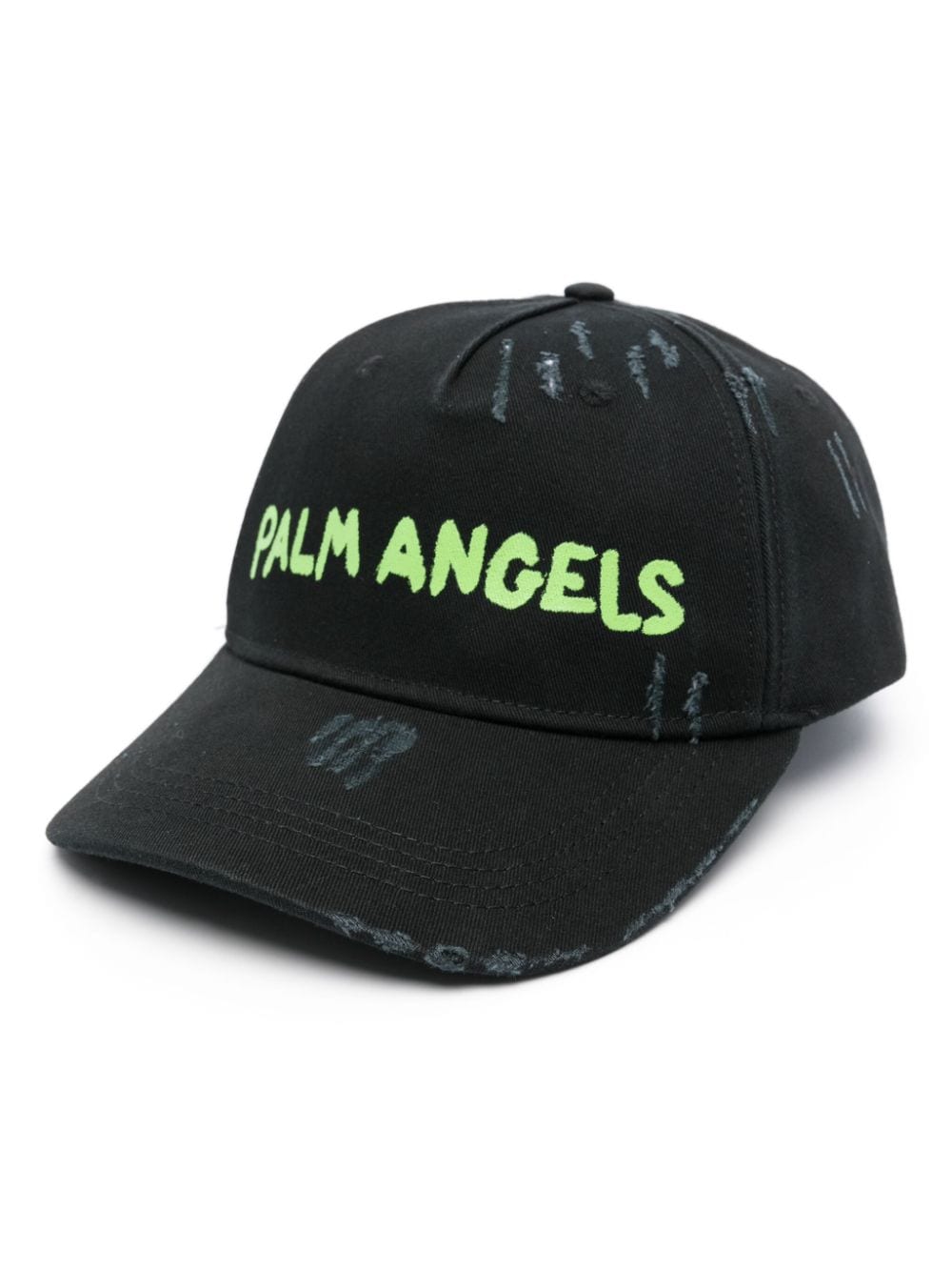 Palm Angels Baseballkappe mit Logo-Print - Schwarz von Palm Angels