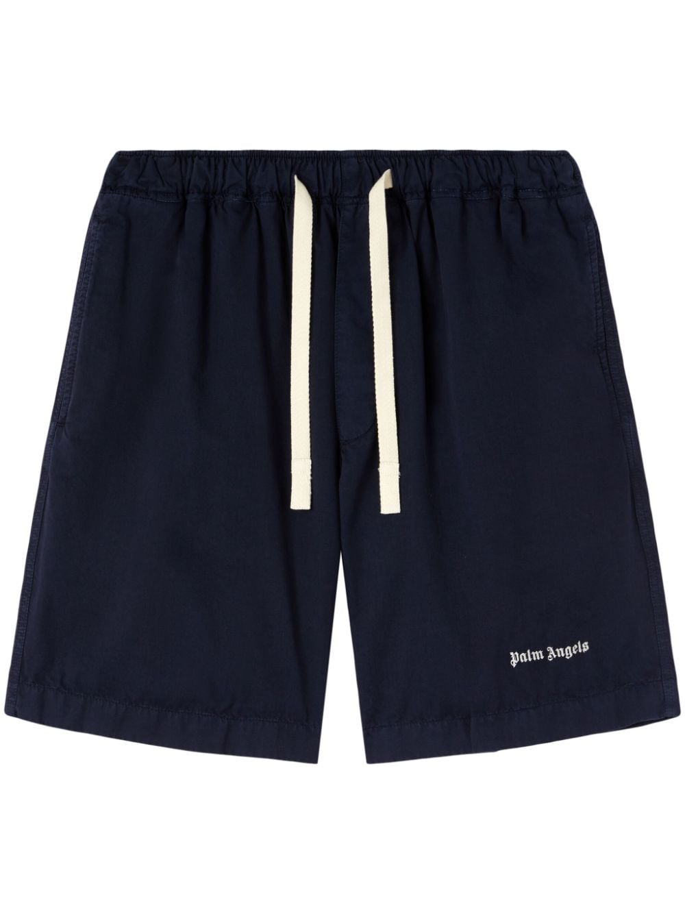 Palm Angels Bermudas mit Logo-Stickerei - Blau von Palm Angels