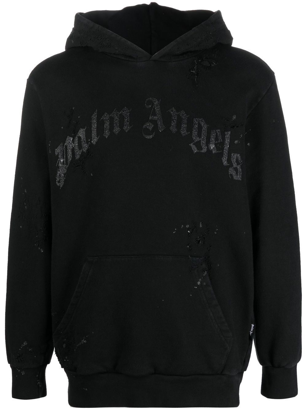 Palm Angels Hoodie im Distressed-Look - Schwarz von Palm Angels