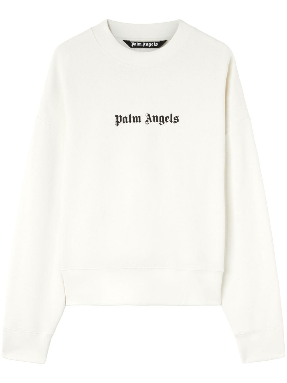 Palm Angels Sweatshirt mit Logo-Print - Weiß von Palm Angels