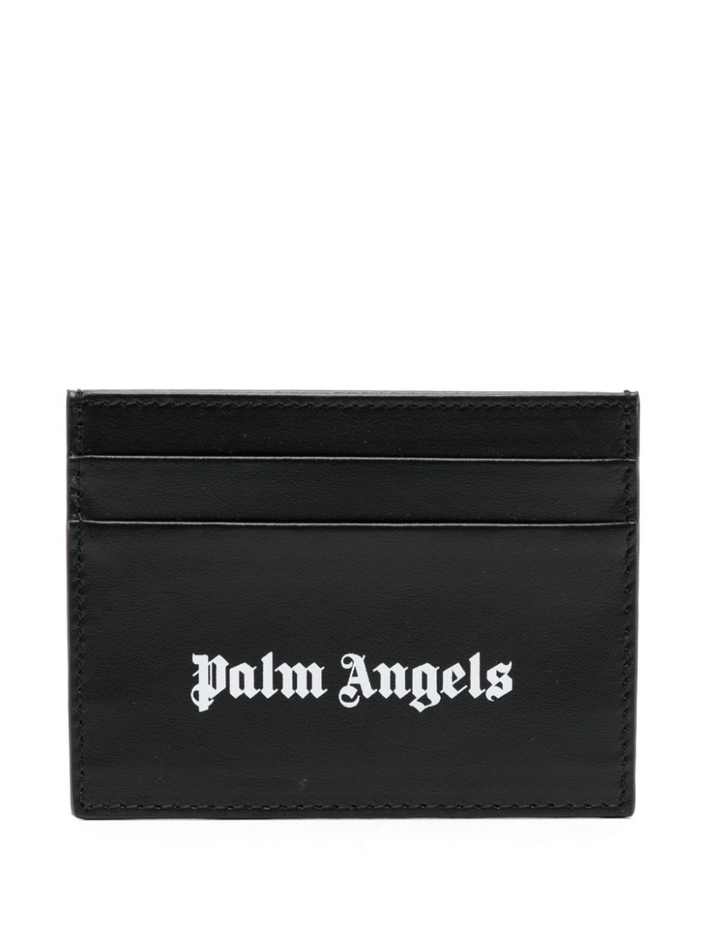 Palm Angels Kartenetui mit Logo-Print - Schwarz von Palm Angels