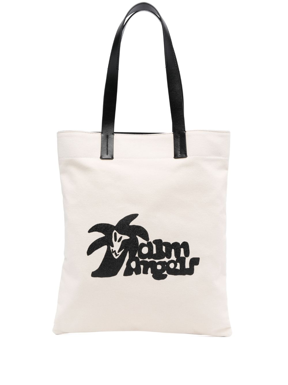 Palm Angels Shopper mit Logo-Print - Nude Palm Angels Shopper mit Logo-Print - Nude von Palm Angels