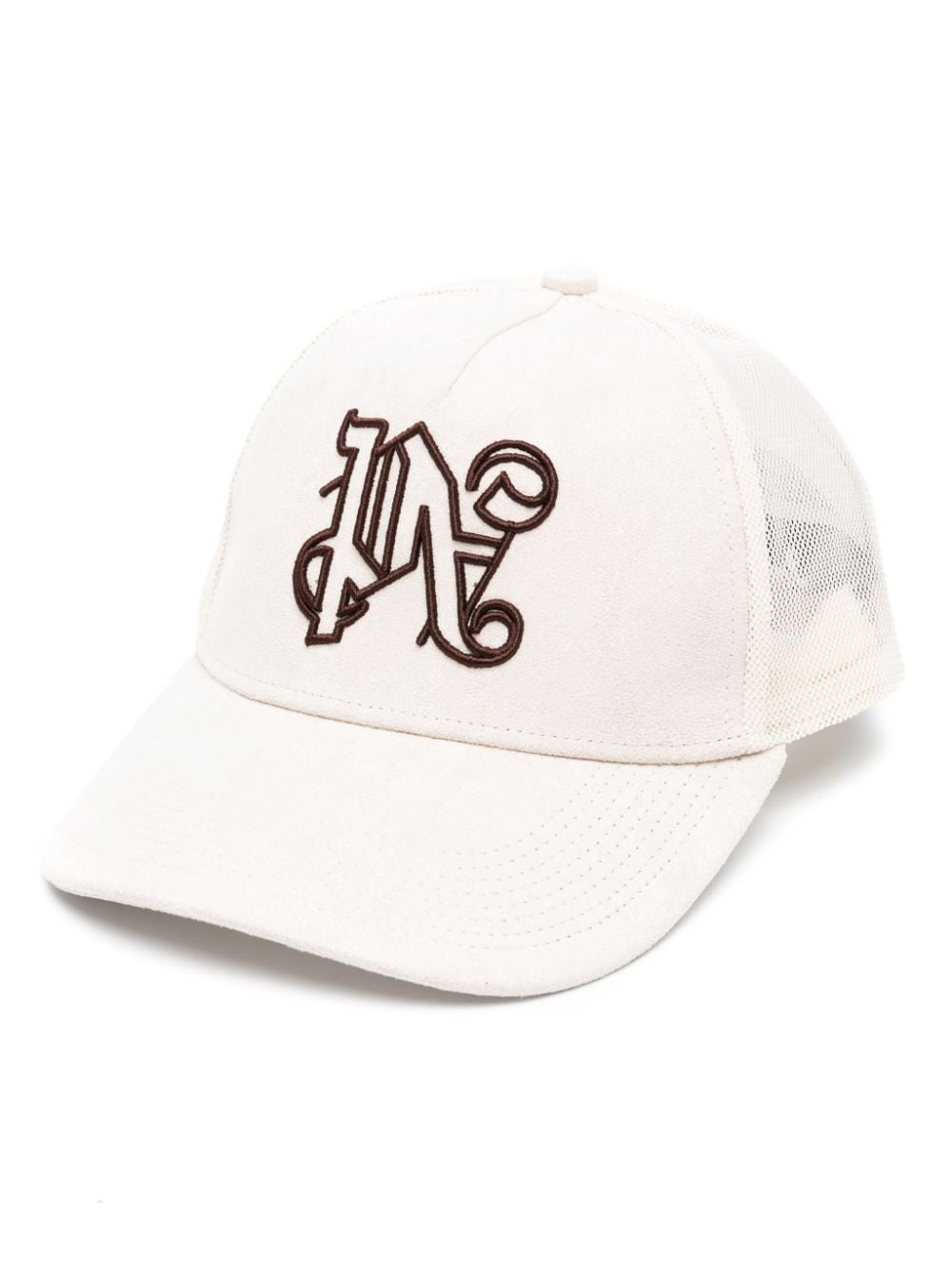 Palm Angels Baseballkappe mit Monogramm-Stickerei - Nude von Palm Angels