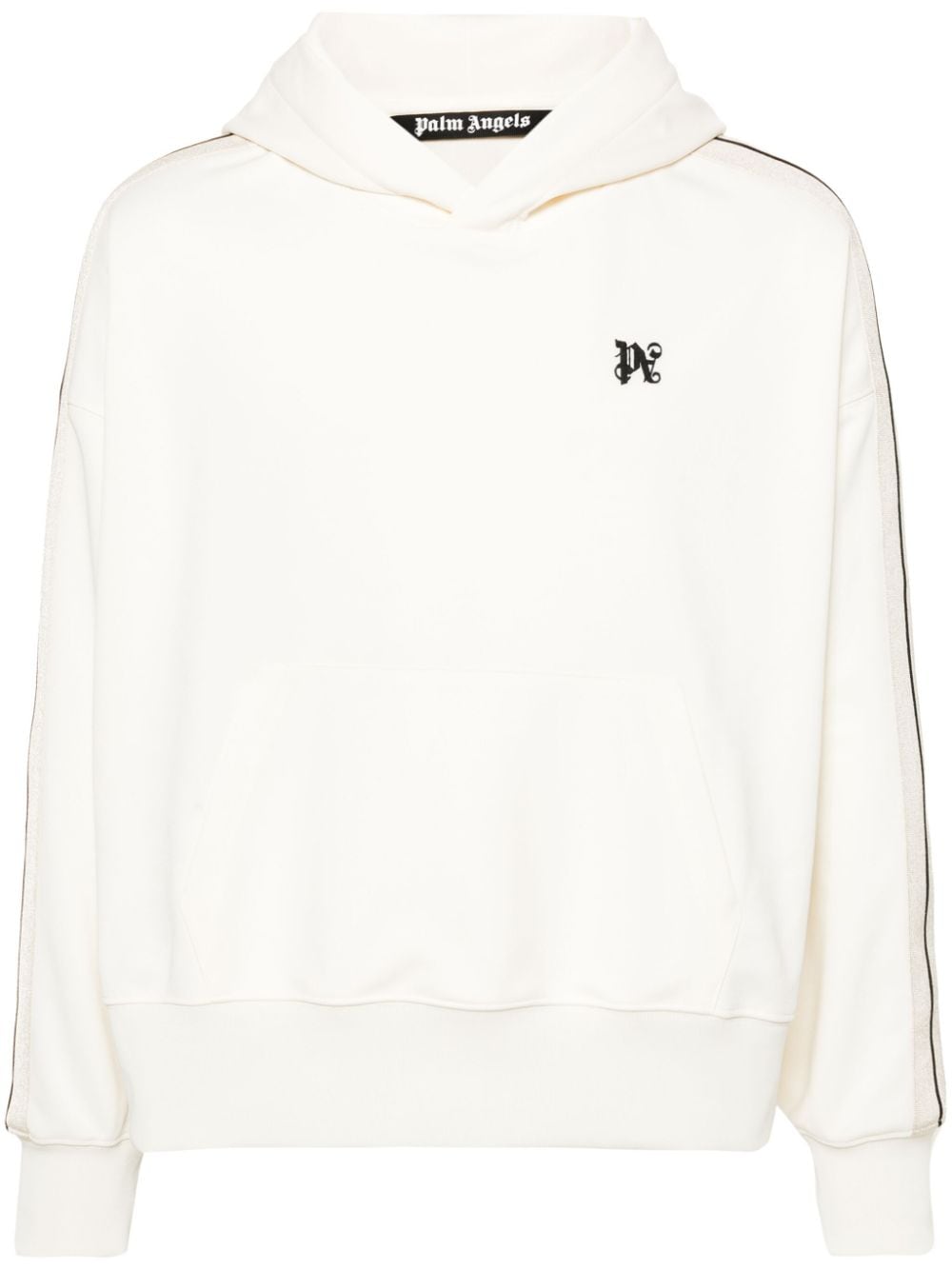 Palm Angels Sport-Hoodie mit Monogramm-Stickerei - Weiß von Palm Angels