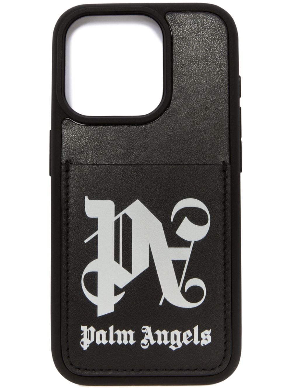 Palm Angels iPhone 15-Hülle mit Monogramm - Schwarz von Palm Angels